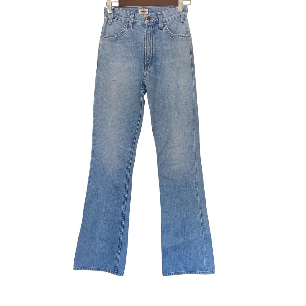 Citizens of Humanity Premium Vintage High Rise Flare Jeans Light Wash 24 cotton‎